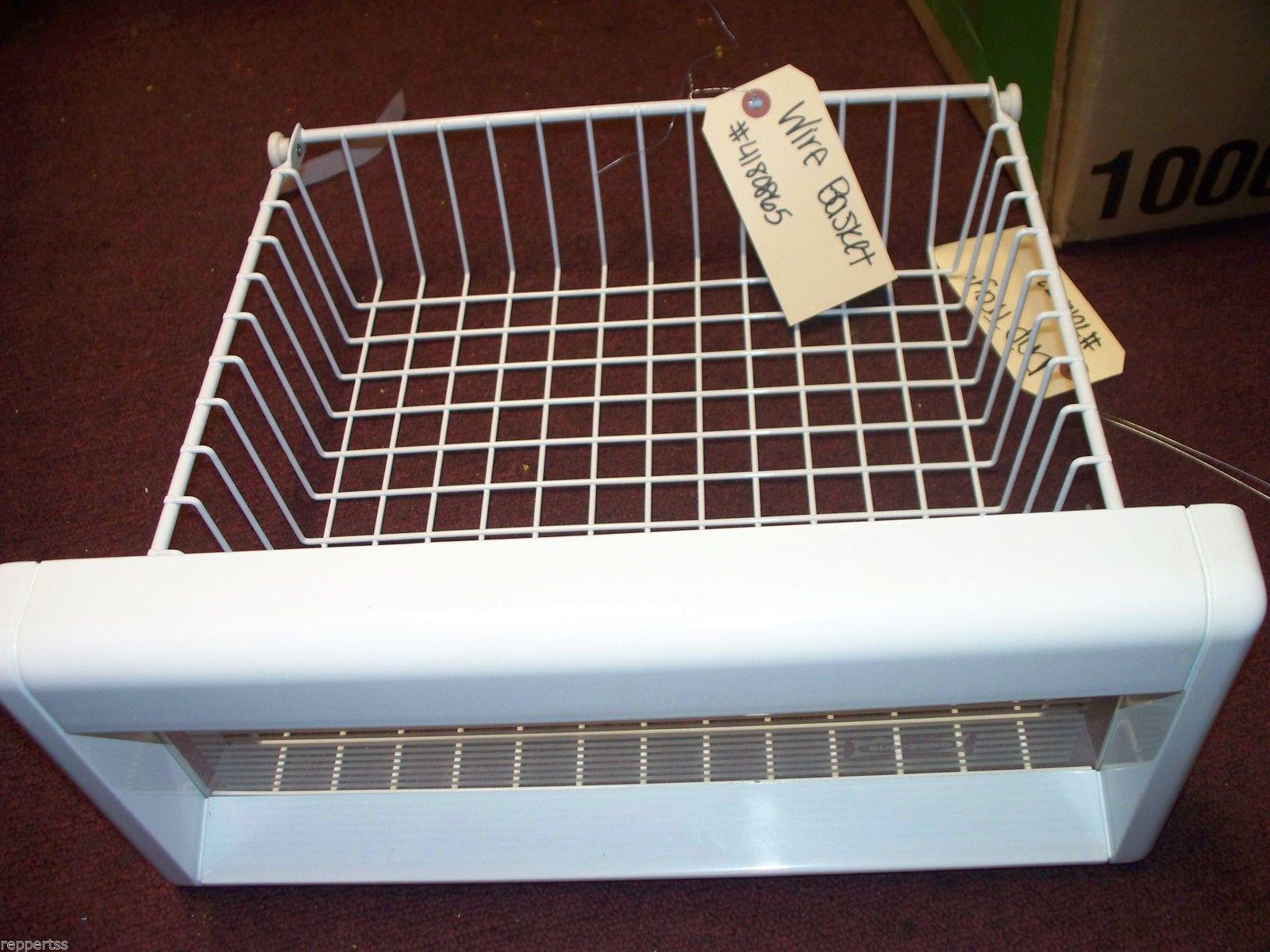 SUB ZERO 2 DOOR REFRIGERATOR 4180865 FRESH FOOD WIRE BASKET USED PART ASSEMBLY SUB ZERO 2 DOOR REFRIGERATOR 4180865 FRESH FOOD WIRE BASKET USED PART ASSEMBLY